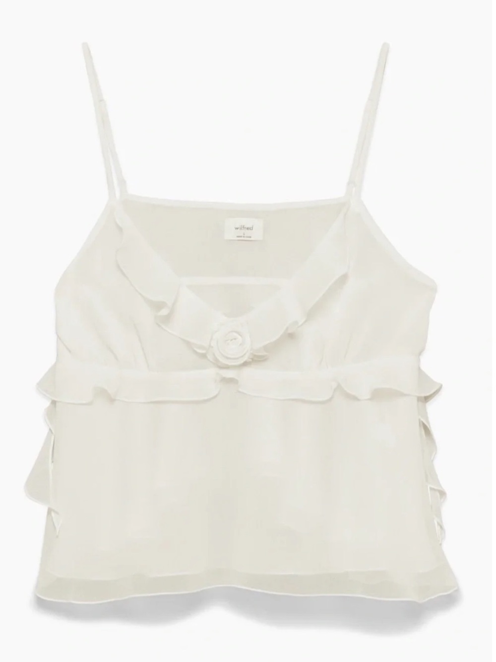 Aritzia Wilfred Blossom Camisole Light Birch XS/ NWT